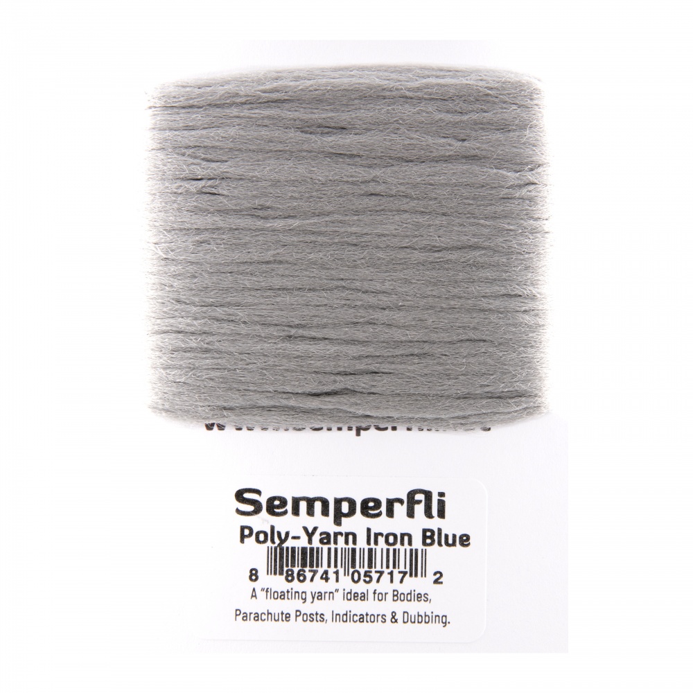 Semperfli Poly-Yarn Iron Blue Fly Tying Materials Ultimate Floating Yarn For Bodies and Parachute Posts